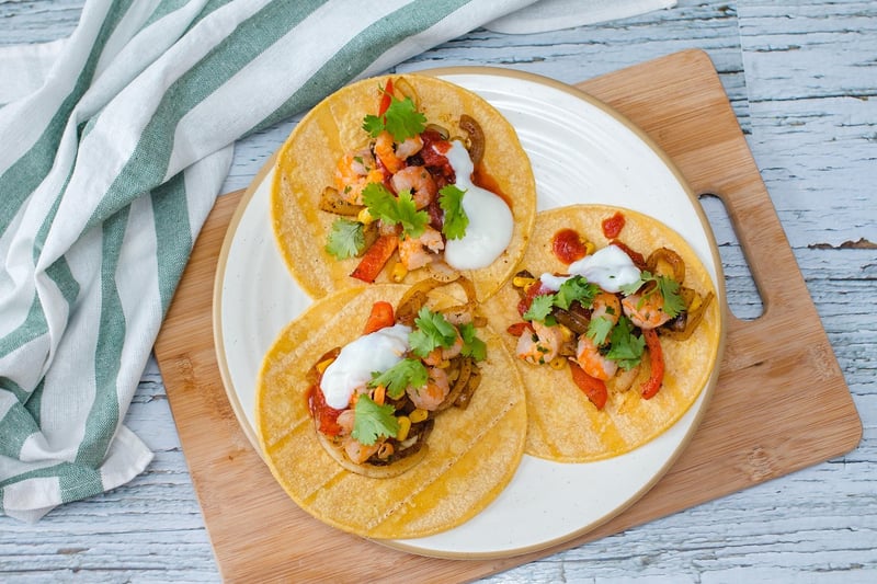 Spicy Tacos and Pineapple Salsa